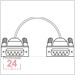 Datenverbindungskabel RS232C MarConnect
