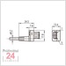 Mitutoyo Digimatic Leitung Datentaste, 1 m
959149