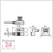 Mitutoyo Digimatic Leitung Datentaste, flache L-Form links, 2 m
04AZB513