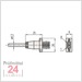Mitutoyo Digimatic Leitung für ID-N/ID-B
21EAA190