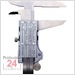 STEINLE 1424 Digital IP67 Messschieber 150 mm
mit Feststellschraube, Ablesung: 0,01 mm
Tiefenmaß eckig