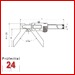 Sonder Messschieber Messbereich 3 - 50 mm
zur Messung von Bogen und Radius