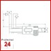 Sonder Messschieber Messbereich 23 - 200 mm
zur Innen-Nuten-Messung