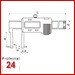 Sonder Messschieber Messbereich 20 - 170 mm
mit nach aussen gewinkeltem Messschnabel