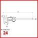 Digital Messschieber IP67 Mahr 200 mm
MarCal 16 EWR-AR 4103082
Anreiß-Messschieber 
mit HM-bestückten Außenmessflächen