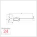 MAHR MarCal 30 EWRi Tiefenmessschieber 150 mm IP67 mit Messstift
4126755 / Wireless - Messbrücke: 100 mm 