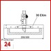 MAHR MarCal 30 EWRi Tiefenmessschieber 150 mm IP67 mit Messstift
4126755 / Wireless - Messbrücke: 100 mm 