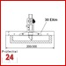 MAHR MarCal 30 EWRi-D Tiefenmessschieber 200 mm IP67 mit Doppelhaken
4126533 / Wireless - Messbrücke: 100 mm 