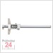 Mitutoyo ABSOLUTE Digimatic Tiefenmessschieber 150 mm IP67 mit Einfachhaken
571-254-20 / Serie 571 - Messbrücke: 100 mm 