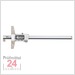 Mitutoyo ABSOLUTE Digimatic Tiefenmessschieber 200 mm IP67 mit Einfachhaken
571-255-20 / Serie 571 - Messbrücke: 100 mm 