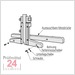 Mitutoyo ABSOLUTE Digimatic Tiefenmessschieber 200 mm IP67 mit Einfachhaken
571-255-20 / Serie 571 - Messbrücke: 100 mm 