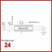 STEINLE 2199 Präzisions - Einstellmaß / Kontrollmaß 25 mm
zum Einstellen von Bügelmessschrauben