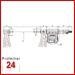 Mitutoyo Digimatic Bügelmessschraube  375-400 mm 
293-585 Serie 293 Ablesung: 0,001 mm
Display um 330° drehbar