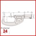 Mitutoyo Bügelmessschraube  0-30 mm IP 54
ABSOLUTE Digimatic  293-666-20 Serie 293 Ablesung: 0,001 mm
mit 10mm Spindelvorschub pro Umdrehung Quick Mikrometer
mit Datenausgang
Aktionspreis gültig bis 31.05.2025