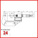 STEINLE 2245 Bügelmessschraube Digital 0 - 25 mm 
DIN 863, Schutzart IP65