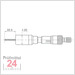 STEINLE 2310 Innenmessschraube 2-Punkt 4 - 5 mm
Ablesung: 0,001 mm
inkl. Einstellring: 5 mm