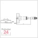 STEINLE 2310 Innenmessschraube 3-Punkt 75 - 88 mm
Ablesung: 0,005 mm
inkl. Einstellring: 87 mm