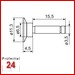 Mahr Messeinsetz 40 Et
Messeinsatz Teller (11,3 mm)
4151796