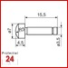 Mahr Messeinsetz 40 Er
Messeinsatz mit balliger Messfläche (6,5 mm)
4151797