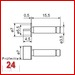 Mahr Messeinsetz 40 Es
Messeinsatz mit Schneide (7 x 0,75 mm)
4151799