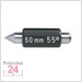 STEINLE 60° Einstellmaß für Gewindeflanken Mikrometer
für UNC  / UNF Amerikanisches Gewinde
und M / MF Metrisches ISO Gewinde
Länge: 75 mm 60°