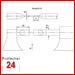 STEINLE Bügelmessschraube 0 - 25 mm
Messen von Außennuten und Einstichen
Ablesung: 0,01 mm
Messflächen BxH: 0,4 x 4 mm