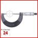 STEINLE Bügelmessschraube 25 - 50 mm
für Fußkreisdurchmessers und Keilwellen
Ablesung: 0,01 mm
Messfläche: 6,5 mm