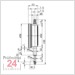 Käfer Messuhr 0 - 10 mm MU 52 T
Ablesung: 0,01 mm 
Zffernblatt: 58 mm Zeigerumdrehung: 1 mm