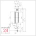 Käfer Messuhr 0 - 1 mm FM 1000 T
Ablesung: 0,001 mm 
Zffernblatt: 58 mm Zeigerumdrehung: 0.2 mm