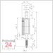 Käfer Messuhr 0 - 1 mm FM 1101 W
Ablesung: 0,001 mm öl- und wasserdicht / Feinzeigermesswerk
Zffernblatt: 61 mm Zeigerumdrehung: 0.1 mm