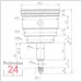 Käfer Messuhr 0 - 3 mm KM 4 R
Ablesung: 0,01 mm Rückwärtiger Messbolzen
Zffernblatt: 40 mm Zeigerumdrehung: 0.5 mm