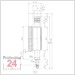 Käfer Messuhr 0 - 5 mm KM 1000/5 S
Ablesung: 0,001 mm Stoßschutz
Zffernblatt: 40 mm Zeigerumdrehung: 0.2 mm