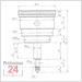 Käfer Messuhr 0 - 5 mm KM 4/5 R
Ablesung: 0,01 mm Rückwärtiger Messbolzen
Zffernblatt: 40 mm Zeigerumdrehung: 0.5 mm