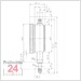 Käfer Messuhr 0 - 5 mm KM 4/5 TOP S
Ablesung: 0,01 mm Stoßschutz
Zffernblatt: 40 mm Zeigerumdrehung: 0.5 mm