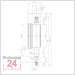 Käfer Messuhr 0 - 5 mm KMU 4/5 TK-100
Ablesung: 0,01 mm Konzentrische Anzeige
Zffernblatt: 40 mm Zeigerumdrehung: 1 mm