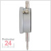 STEINLE Messuhr 3105 0 - 10 mm
Ablesung: 0,01 mm
Ziffernblatt: 58 mm Zeigerumdrehung: 1 mm