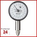 Mitutoyo Messuhr 0 - 0.5 mm   1913T-10
Serie 2 , Ablesung: 0,002 mm  Edelsteingelagert
Ziffernblatt 32 mm, Genauigkeit:+/-0.011 mm
Ziffernblattfarbe: Weiss - Abschlussdeckel Flach