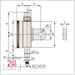 Mitutoyo Messuhr 0 - 1 mm   1109AB-10
Serie 2 , Ablesung: 0,001 mm  Stoßschutz, Edelsteingelagert
Ziffernblatt 40 mm, Genauigkeit:+/-0.007 mm
Ziffernblattfarbe: Weiss - Abschlussdeckel Flach