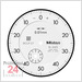 Mitutoyo Messuhr 0 - 10 mm 2047A alt: 2047S
Serie 2 , Ablesung: 0,01 mm  
Ziffernblatt 58 mm, Genauigkeit:+/-0.013 mm
Ziffernblattfarbe: Weiss - Abschlussdeckel mit Öse