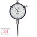 Mitutoyo Messuhr 0 - 30 mm 2052A-19 alt: 2052S-19
Serie 2 , Ablesung: 0,01 mm  Stoßschutz, Edelsteingelagert
Ziffernblatt 58 mm, Genauigkeit:+/-0.025 mm
Ziffernblattfarbe: Weiss - Abschlussdeckel mit Öse