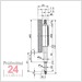 Käfer Messuhr 0 - 20 mm GM 10/80
Ablesung: 0,1 mm 
Zffernblatt: 80 mm Zeigerumdrehung: 10 mm