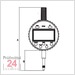 STEINLE 3201 IP65 Digital Messuhr 12,5 mm
Ablesung 0,01 mm
Display drehbar über 270°