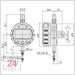 Mitutoyo ABSOLUTE Digimatic Messuhr 12,7 mm   543-310B
Serie 543 IP42, Ablesung: 0,001 mm
