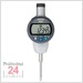 Mitutoyo ABSOLUTE Digimatic Messuhr 25,4 mm   543-470B
Serie 543 IP42, Ablesung: 0,001/0,01 mm
"B" flacher Abschlussdeckel