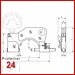 Mahr Feinzeiger Rachenlehre 840 FC 
MaraMeter FC 4450100 
Messbereich 0 - 25 mm 
Wiederholbarkeit 1 µm