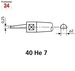 Messeinsatz Mahr 40 He 7 4152017
für MaraMeter 840 FH
mit Abgesetzte Messschneiden
