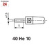 Messeinsatz Mahr 40 He 10 4152020
für MaraMeter 840 FH
mit Mit zentrischen Bohrungen
