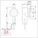 TESA COMPAC 210 Fühlhebelmessgerät 1,5 mm
Zifferblatt ø 27 Modell: 213
Messeinsatz: 18 mm  Abl. 0,01 mm