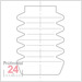Schutzbalg aus Vitron für Messbolzenweg 4,3 mm, GT 21, 22, GTL 21, 211, 22
03260470