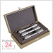 Set mit 3 fiktiven Eichtastern ± 0/100/1000 µm zur Kalibrierung und Einstellung elektronischer Interfaces TESA ± 0 / ± 100 / ± 1000
S41077249